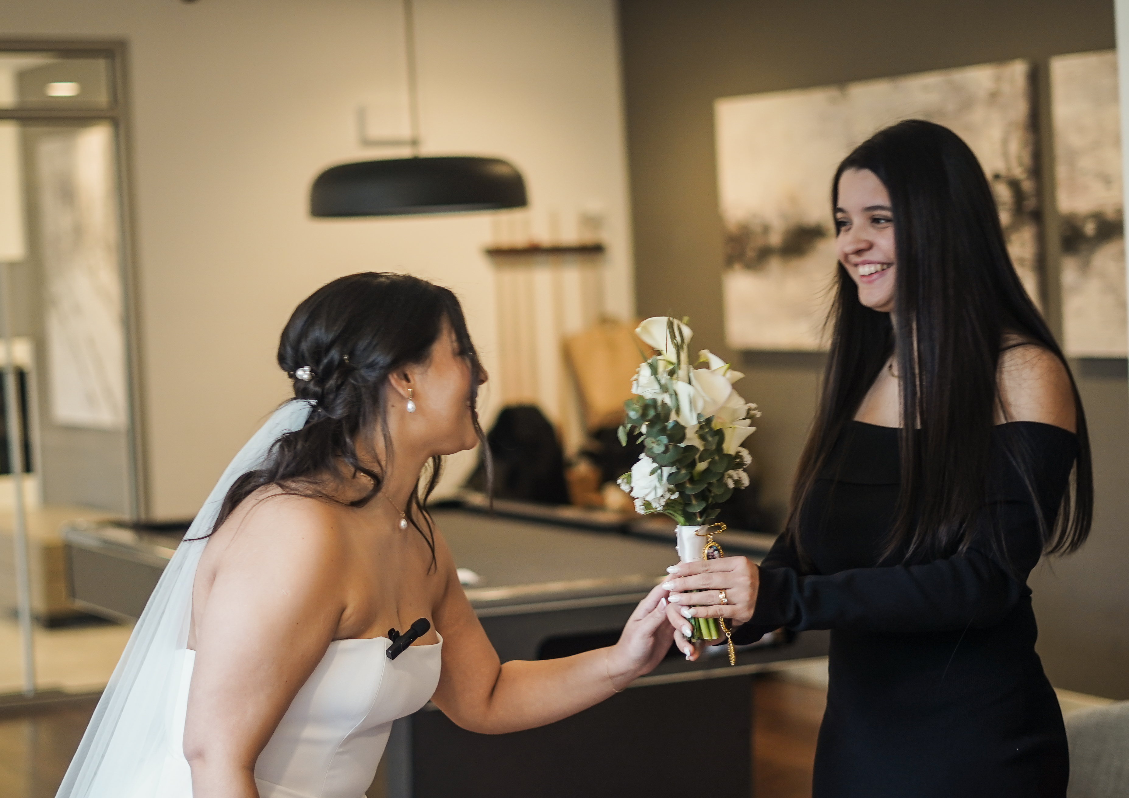 Bride and best friend